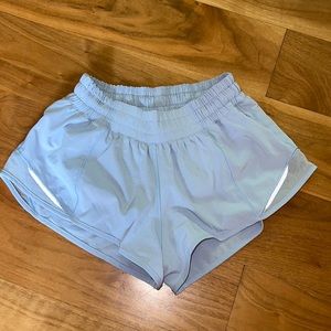 Lulu Hotty hot shorts size 2 light blue